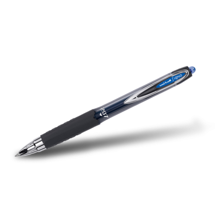 Uni-Ball 207 Retractable Signo Gel Pen w/ Black Grip & Colored Ink