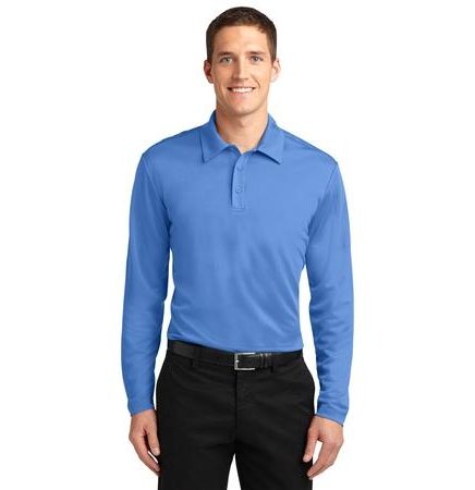 Port Authority® Silk Touch® Performance Long Sleeve Polo Shirt