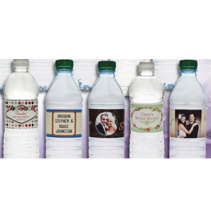 Full Color Water Bottle Labels