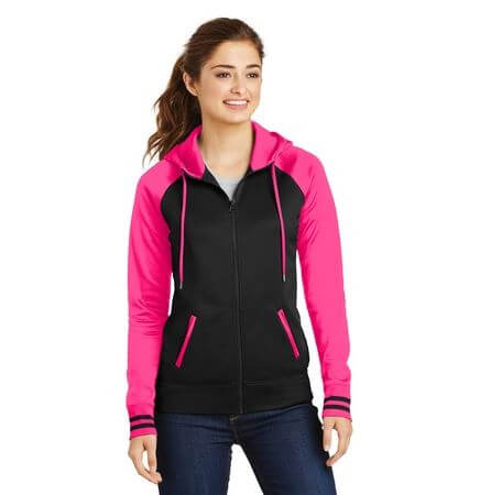 Ladies Sport-Wick® Fleece Full-Zip Hooded Jacket