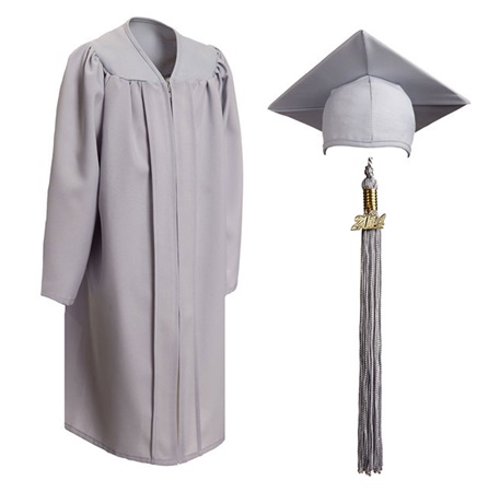 child/toddlers-Matte Fabric - Graduation Cap & Gown 