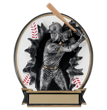 5.25" Blow Out Baseball Female Trophy