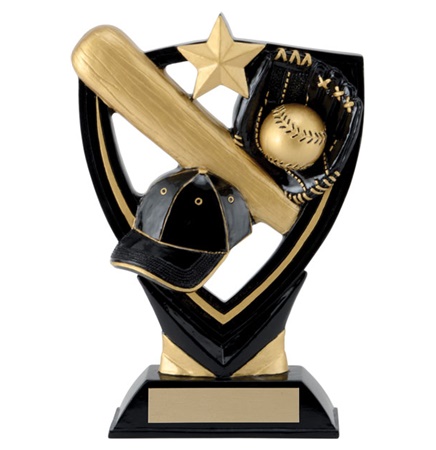 6.5 Apex Shield Baseball Trophy