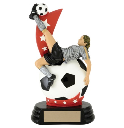 7 Female All Star Player On Ball Trophy