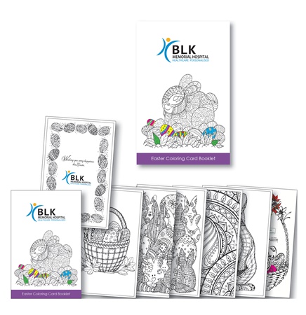 Easter Coloring Card Booklet
