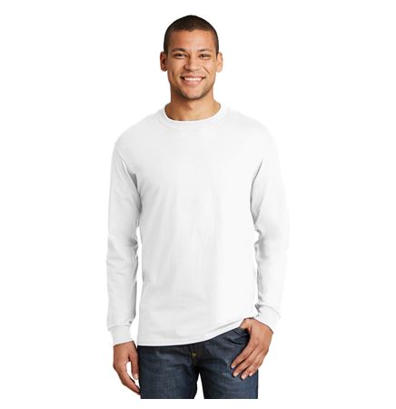 Hanes® Beefy-T® 100% Cotton Long Sleeve T-Shirt
