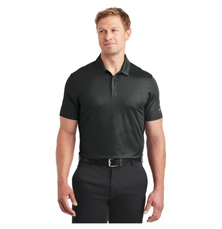 Nike Golf Dri-FIT Embossed Tri-Blade Polo Shirt