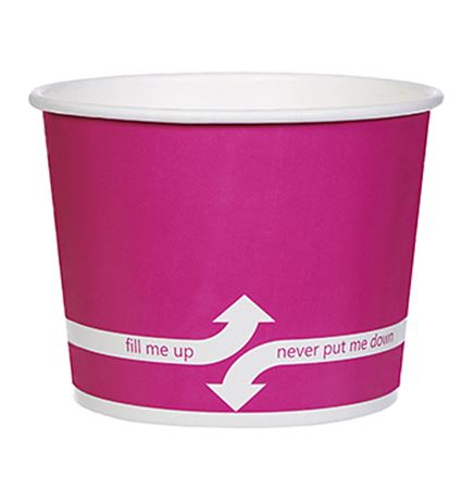 32 Oz. Paper Dessert/ Food Cup - Flexographic Printed