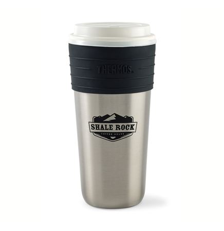 Thermos® Coffee Cup Insulator - 20 Oz. Silver