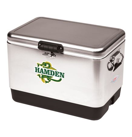 Coleman 54 Quart Steel Belted Cooler - Stainless Steel