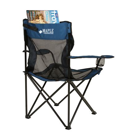 Coleman Mesh Quad Chair w/ Pocket