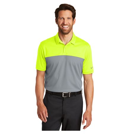 Nike Golf Dri-Fit Colorblock Micro Pique Polo Shirt