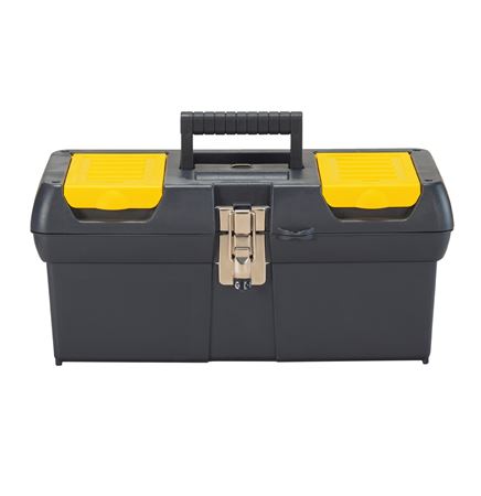 Stanley Tools Series 2000 Metal Latch Tool Box with Tote Tray, 16"