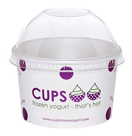 4 Oz. Paper Dessert/ Food Cup - Flexographic Printed