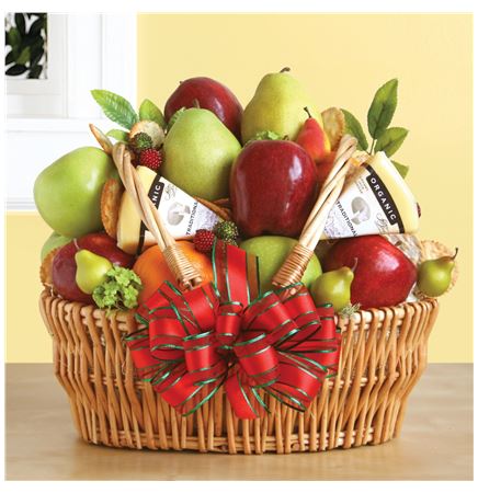 Farmers' Market Fruit & Cheese Gift Basket