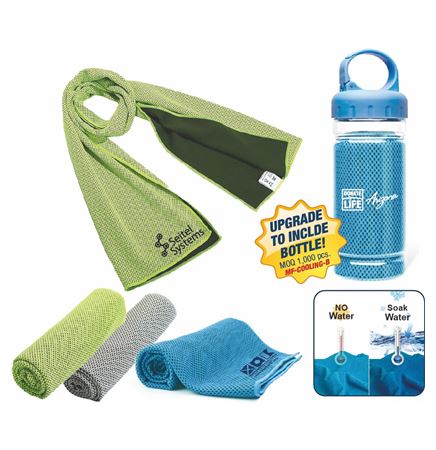 Microfiber Cooling Towel with Bottle