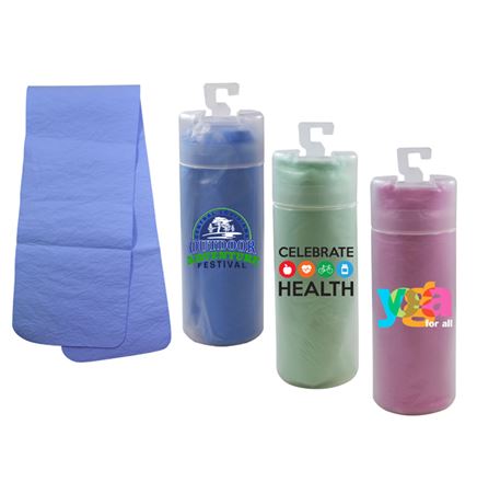 PVA Cooling Towel in a Tube, Full Color Digital