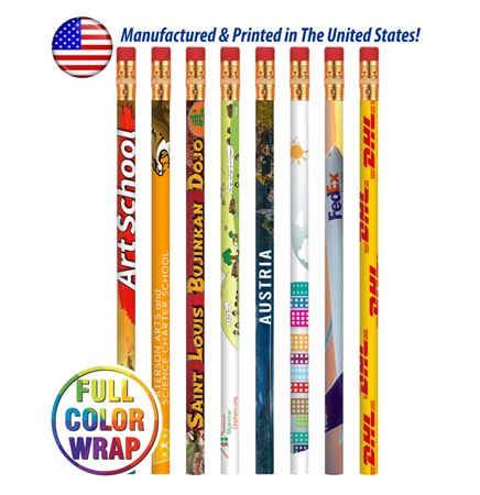 Full Color Wrap Pencil High Quality