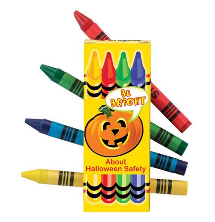 Non-Toxic Crayons with Halloween Sleeve