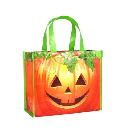 Jack-O-Lantern Halloween Party Bag 12"x10"x5"