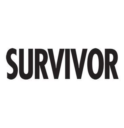 Breast Cancer: Survivor (Black) Temporary Tattoo