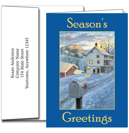 Holiday Greeting Cards w/Imprinted Envelopes