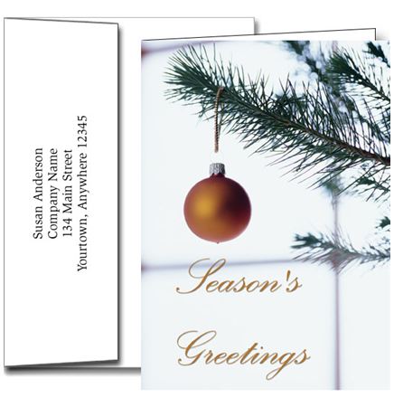 Holiday Greeting Cards w/Imprinted Envelopes