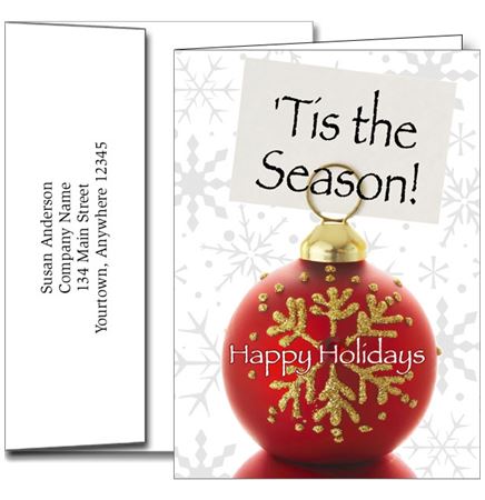 Holiday Greeting Cards w/Imprinted Envelopes