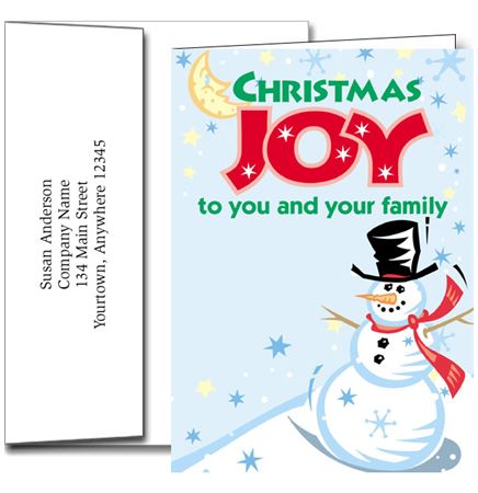 Holiday Greeting Cards w/Imprinted Envelopes