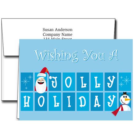 Holiday Greeting Cards w/Imprinted Envelopes