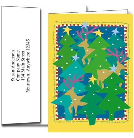 Holiday Greeting Cards w/Imprinted Envelopes