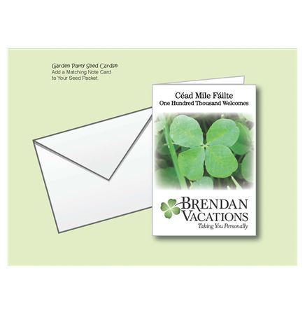 Garden Party® Clover Greeting Card w/Envelope