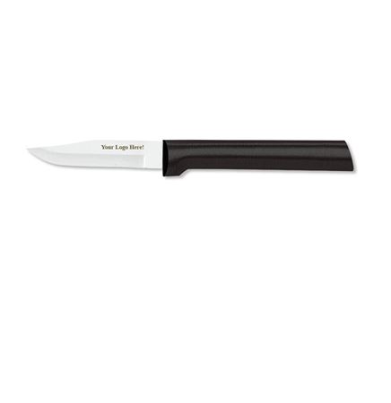Peeling Paring Knife - Black Stainless Steel Resin Handle