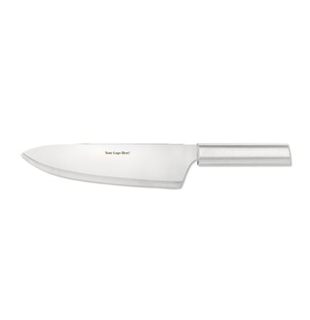 French Chef Knife w/ Silver Aluminum Handle