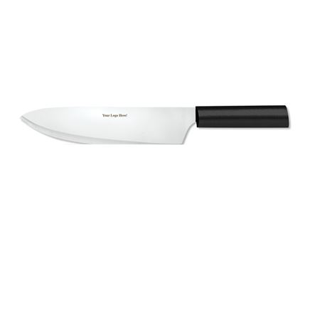 French Chef Knife w/ Black Stainless Steel Resin Handle