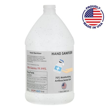 1 Gallon 70% Antibacterial Hand Sanitizer Gel