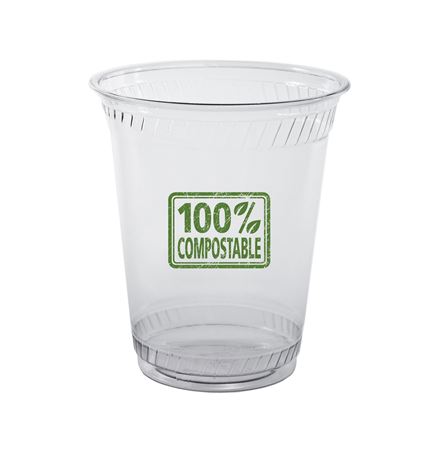 12/14 Oz. Soft-Sided Greenware Plastic Cup (Grande Line)